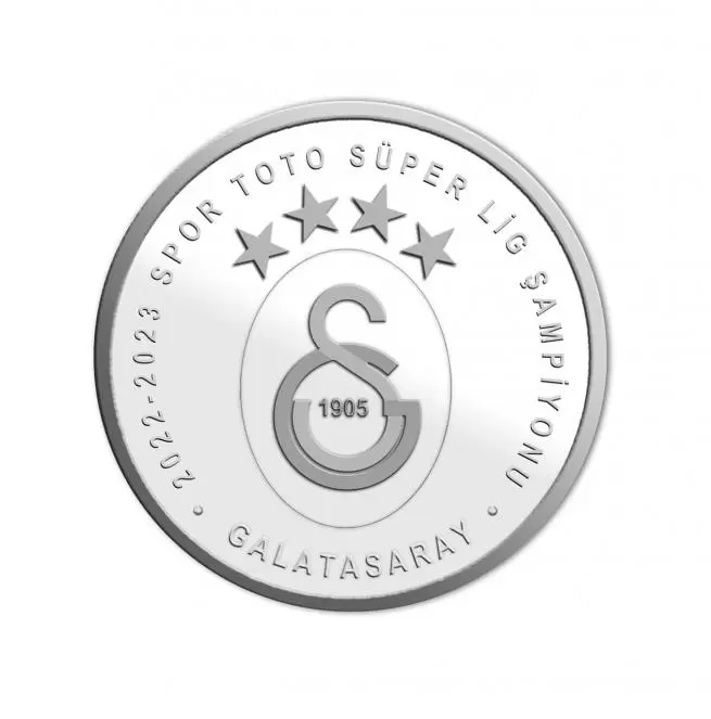 Galatasaray 23.Şampiyonluk Gümüş Hatıra Parası Galatasaray 23.Şampiyonluk Gümüş Hatıra Parası