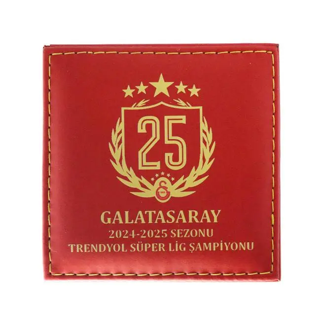 Galatasaray 25. Şampiyonluk Deri Hatıra Para Kutusu Galatasaray 25. Şampiyonluk Deri Hatıra Para Kutusu