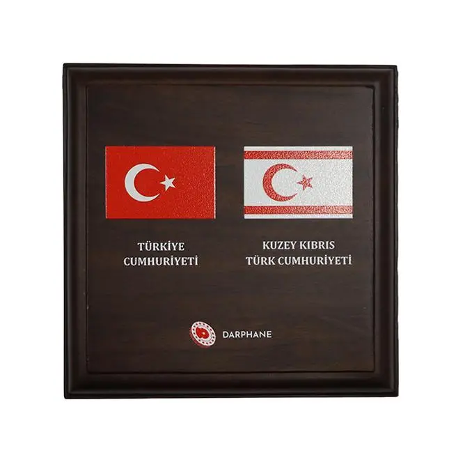 KKTC Ahşap Hatıra Para Kutusu KKTC Ahşap Hatıra Para Kutusu